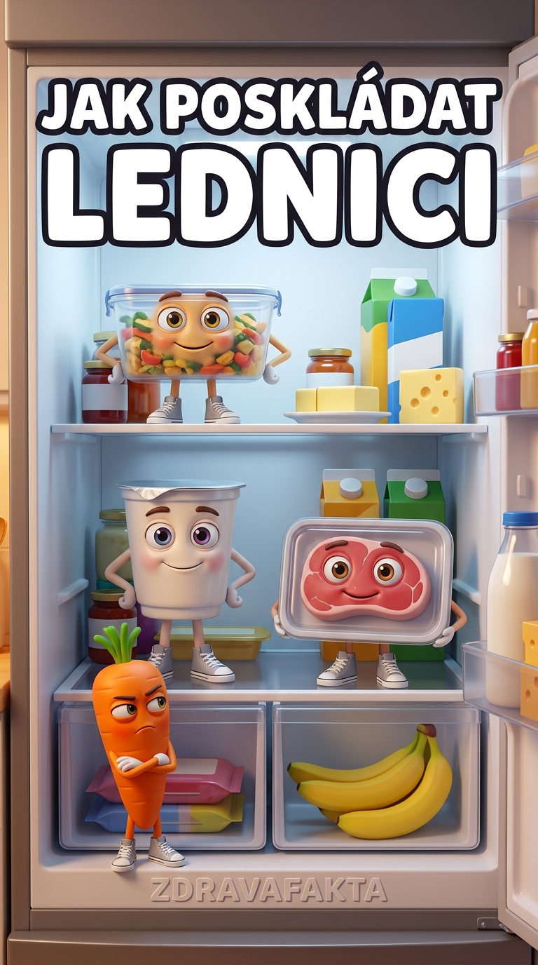 JAK POSKLÁDAT LEDNICI